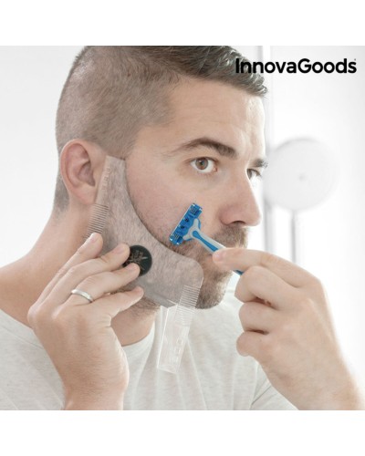 Hipster Barber skäggmall för rakning InnovaGoods