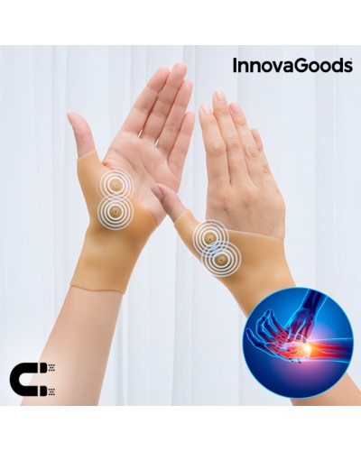 Imontic InnovaGoods Poignets de Compression Magnétique - Soulagement de la Douleur (2 Unités)
