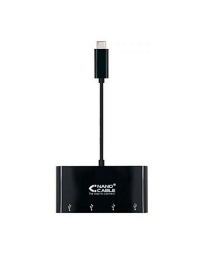 USB-C till USB Adapter NANOCABLE 10.16.4401-BK (10 cm) 10 cm