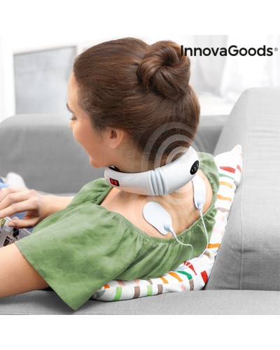 InnovaGoods Masseur Électromagnétique Cou Dos Chaleur Soulagement
