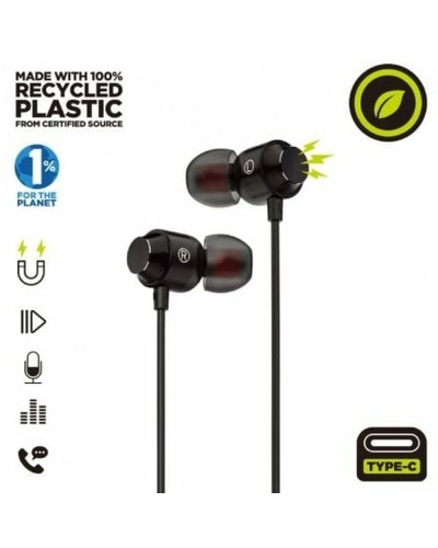 Hoofdtelefoon met Hoofdband MCHPH0006 Zwart