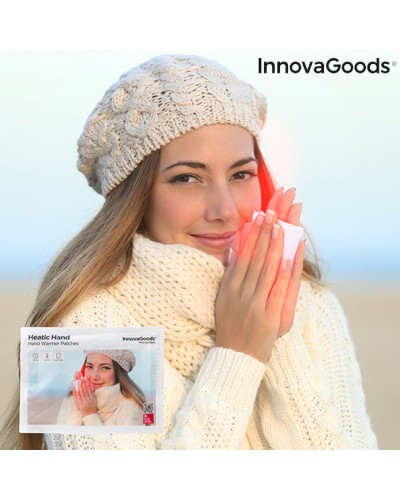 Handvärmande lappar som ger en mycket behaglig värme som kan användas när som helst Heatic Hand InnovaGoods 10 antal