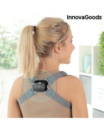 Smart och uppladdningsbar hållningsväst med vibrationer Viback InnovaGoods