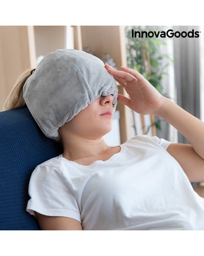 Hawfron Gorro de Gel para Migraña Relajante - Terapia Frío/Calor InnovaGoods
