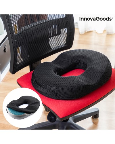 Coussin Rafraîchissant en Gel Charnut InnovaGoods : Déhoussable, Gel et Charbon de Bambou
