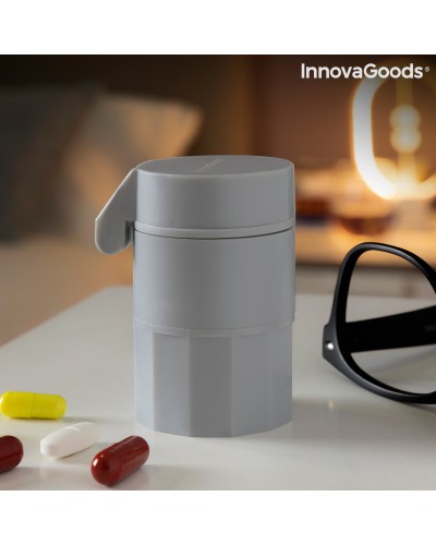 5-in-1 pillendispenser met snijder en vijzel Fivlok InnovaGoods