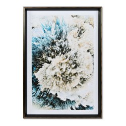 Quadro DKD Home Decor "Acqua" - Pittura astratta blu su tela - Dimensioni: 70 x 6 x 100 cm