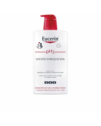 Eucerin Lotion Corps pH5 - 1 Litre - Hydratation Douce Peau Sensible
