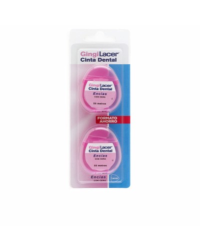 Lacer Gingilacer : Fil Dentaire Ciré 50m - Double Pack Hygiène Orale
