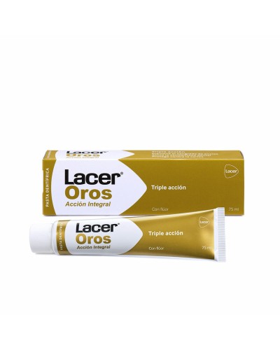 Lacer Oro Triple Action Toothpaste 75ml - Gum and Enamel Protection
