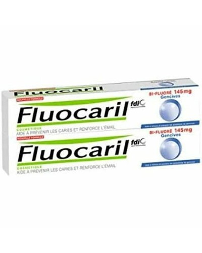 Fluocaril Bi-Fluoré Dentifricio Cura Gengive 2x75ml - Protezione Smalto & Carie
