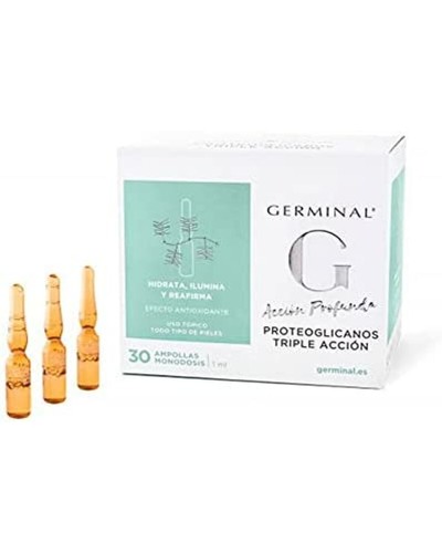 Anti-Aging Behandeling voor Gezicht em Hals Germinal Acción Profunda Proteoglicanos 30 x 1 ml