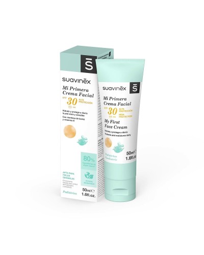 Suavinex Crème Visage Bébés SPF30 - Hydratation Délicate 50ml
