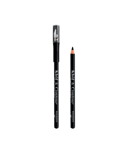Bourjois Crayon Yeux Kohl&Contour : Noir Intense, Longue Tenue (1,2g)
