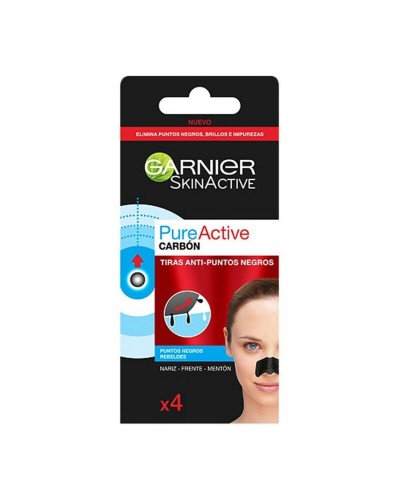 Porrengörande remsor Pure Active Carbon Garnier (4 uds)