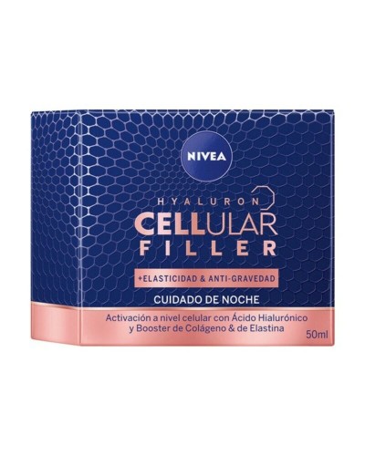 Nivea Cellular Filler Crema de Noche Antiarrugas 50ml - Regenera & Reafirma
