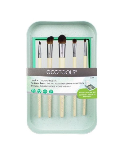Ecotools Daily Defined Set Brochas de Maquillaje 6pz - Rostro y Ojos
