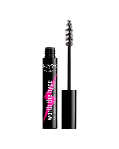 NYX Worth The Hype Máscara de Pestañas Volumen Negro Intenso

