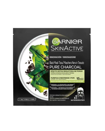 Kasvonaamio PURE CHARCOAL black detox Garnier