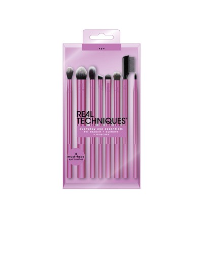 Real Techniques Brochas de Maquillaje - Set Rostro y Ojos - Maquillaje Perfecto
