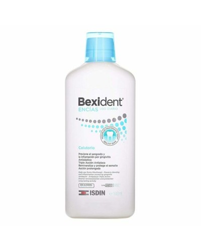 Bain de bouche Isdin Bexident Antiplaque Antiseptique 500ml - Hygiène Orale Quotidienne
