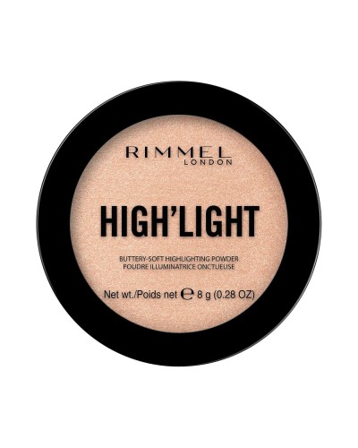 Brunt kompaktpulver High'Light  Rimmel London 99350066694 Nº 002 Candleit 8 g