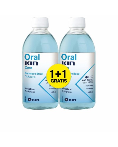 Kin Antiseptic Mouthwash - Double Protective Action - 2 Bottles
