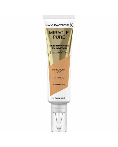 Max Factor Miracle Pure Foundation SPF30 - 70 Warm Sand 30ml

