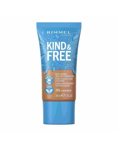 Rimmel London Kind & Free Cremige Make-up Basis - 210 Golden Beige - 30ml - Natürlicher Effekt
