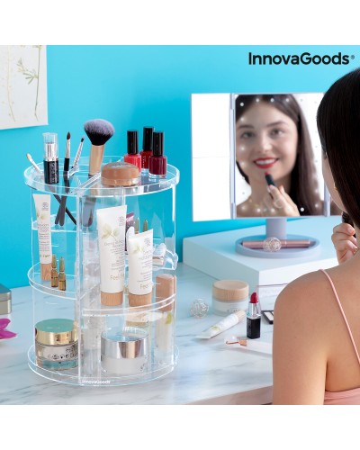 InnovaGoods Portatrucchi Girevole Rolkup - Organizzatore Make-Up 360°
