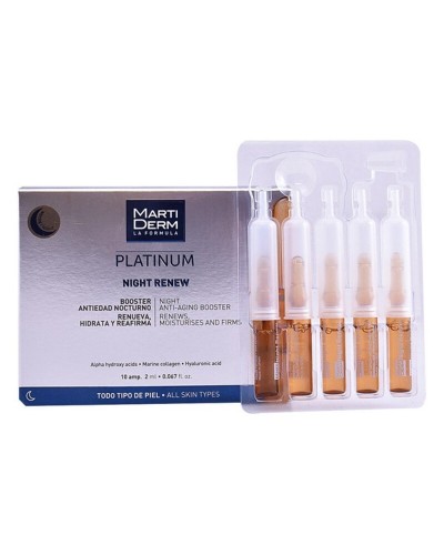 Martiderm Platinum Night Renew Ampollas Antiedad Regeneradoras Noche (10 Ampollas)
