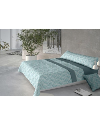 Sábanas Individuales Pierre Cardin CORALINA AINA Azul: Suavidad y Calidez para Noches Confortables
