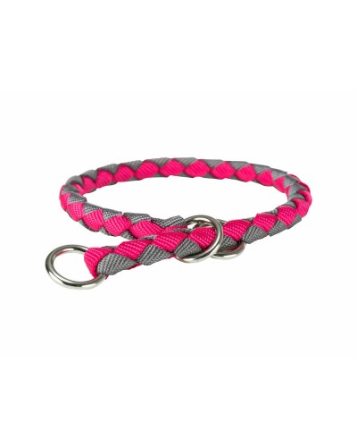 Collare da Addestramento Trixie Grafite Fucsia per Cani Medi (30-36 cm)