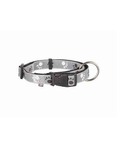 Collar Reflectante para Perros Trixie, Negro Gris, Talla L/XL (40-65 cm)
