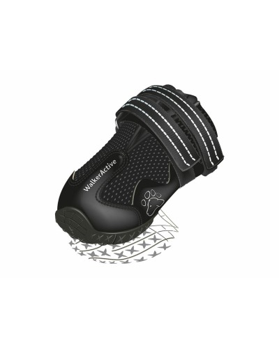 Abrigo Impermeable Trixie Negro para Perros | Tallas Múltiples
