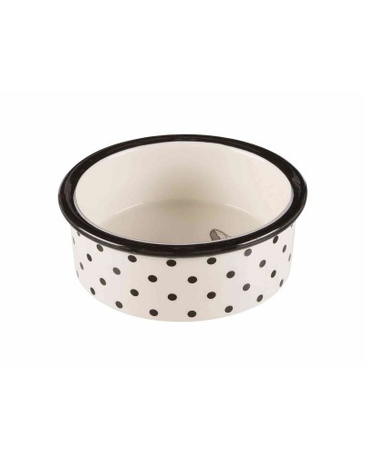 Hundmatare Trixie Vit Svart 300 ml