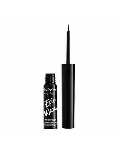 NYX Epic Wear Eyeliner Waterproof - Larga Duración, Negro Intenso
