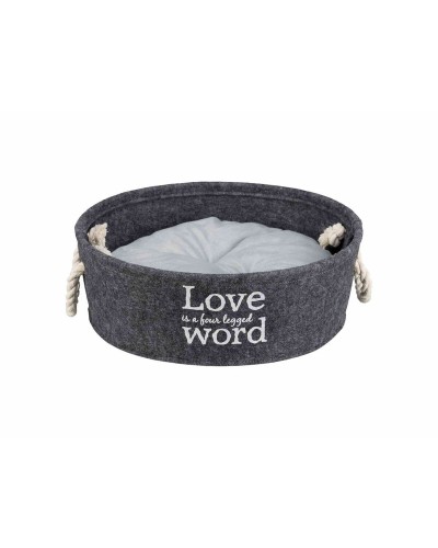 Trixie Lian Dog Bed Grey, Soft and Comfortable, Ideal for Rest and Relaxation
