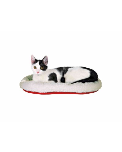 Trixie Katzenbett Kuschelbett - 47 x 38 cm, Weiß Rot
