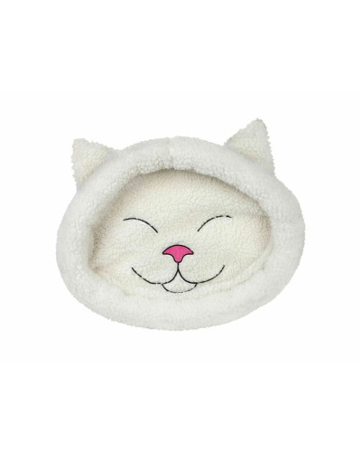 Trixie White Pet Bed, comfortable for puppies to rest and relax.
