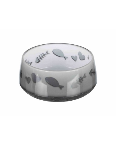 Trixie Cat Bowl | Sturdy Ceramic | Food/Water Bowl | Capacity: 200 ml
