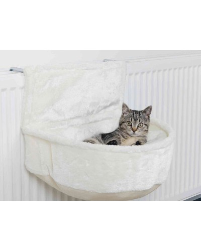 Trixie Heizungsliege für Katzen, 45 x 13 x 33 cm, weiß
