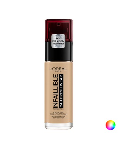 L'Oréal Infaillible 24H Flüssige Make-up Foundation - 30ml - Langer Halt & Deckkraft
