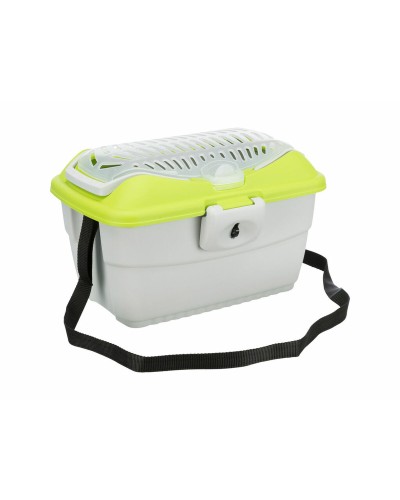 Transportín Mini-Capri Trixie para Perros y Gatos, Plástico Azul
