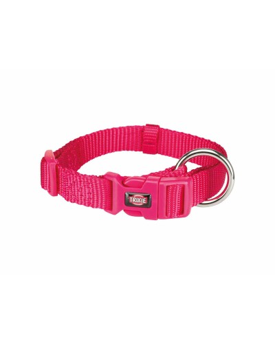 Collar Trixie Premium Ajustable para Perros, Fucsia, Para Circunferencias de Cuello de 30 a 45 cm
