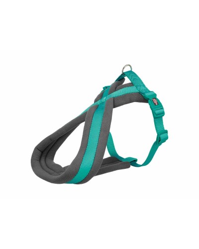 Arnés Confort Premium Trixie para Perros | Ajustable, Acolchado, Fácil de Poner | Color Azul Océano
