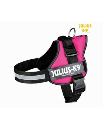 Imbracatura imbottita Trixie Power per cani di taglia grande, colore fucsia