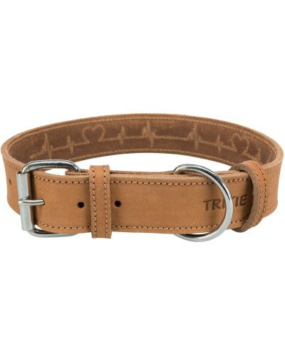 Collare Tracciante Trixie Heartbeat Marrone per Cani di Taglia Grande (55-65 cm)