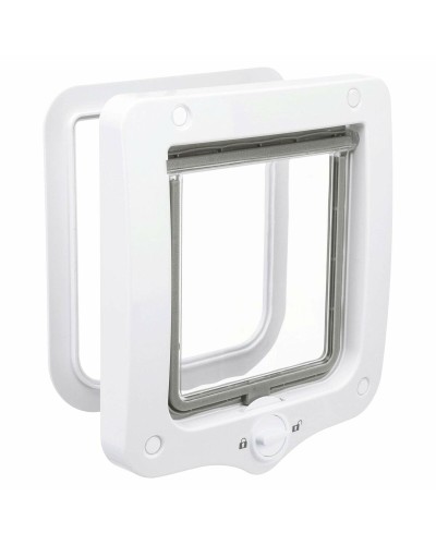 Trixie PetLoc Cat Flap for Dogs and Cats - Easy Installation, Sturdy, Weatherproof
