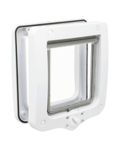 Trixie 4-Way Locking Cat Flap for Doors and Walls
